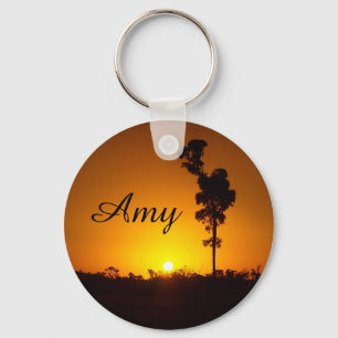 Create your own Sunset silhouette keyring