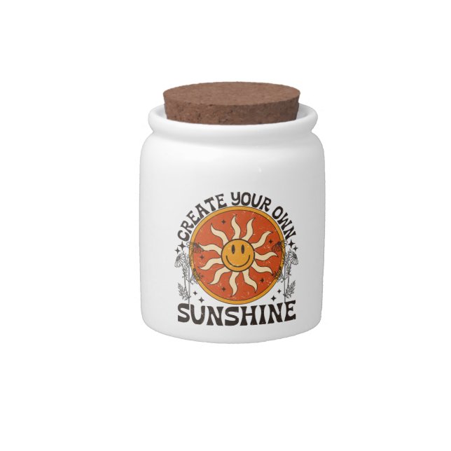 Create Your Own Sunshine Candy Jar (Front)