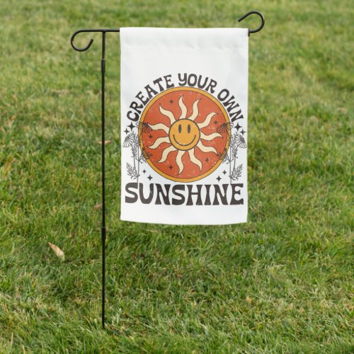 Create Your Own Sunshine Garden Flag