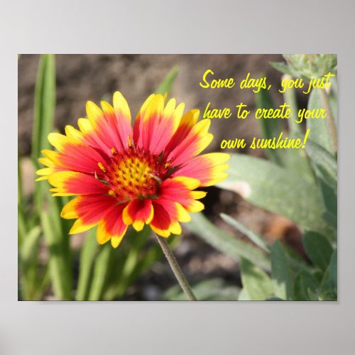 Create Your Own Sunshine Motivational Poster