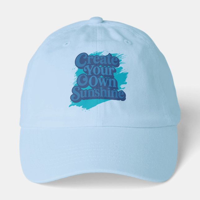 Create Your Own Sunshine Retro faboolous Hat (Front)