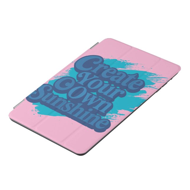 Create Your Own Sunshine Retro faboolous iPad Mini Cover (Side)