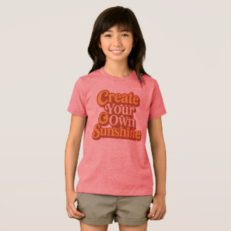 Create Your Own Sunshine Retro Typography Design Tri-Blend Shirt