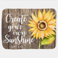 Create Your Own Sunshine | Rustic Floral Custom