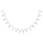 Create Your Own Swallowtail Party Bunting Banner