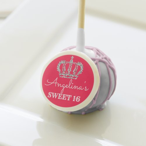 Create Your Own Sweet 16 Cake Pops