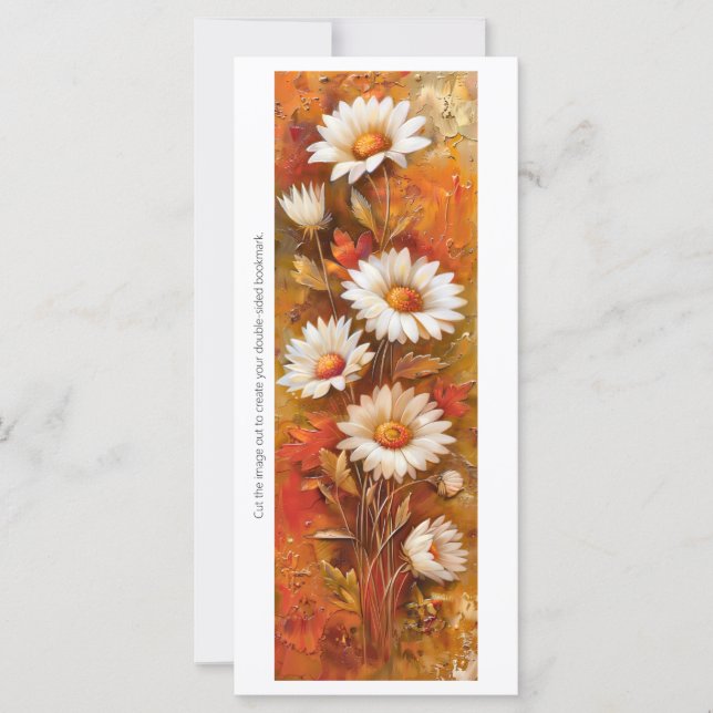 Create Your Own Sweet Daisies Bookmark Card (Front)