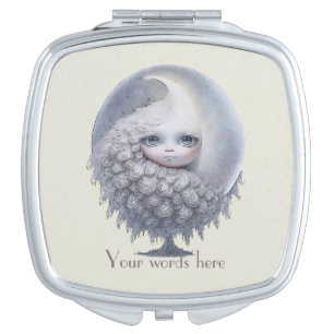 Create Your Own Sweet Moon Tree Compact Mirror