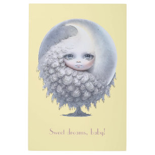Create Your Own Sweet Moon Tree Metal Print
