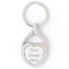 Create Your Own Swirl Metal Keychain