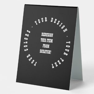 Create Your Own Table Tent