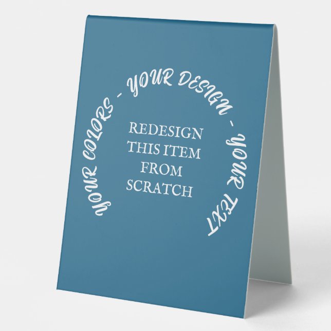 Create Your Own Table Tent (Front)