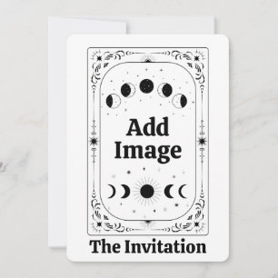 Create Your Own Tarot Astrological Celestial Magic Invitation