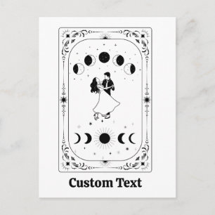 Create Your Own Tarot Celestial Moon Astrological Holiday Postcard