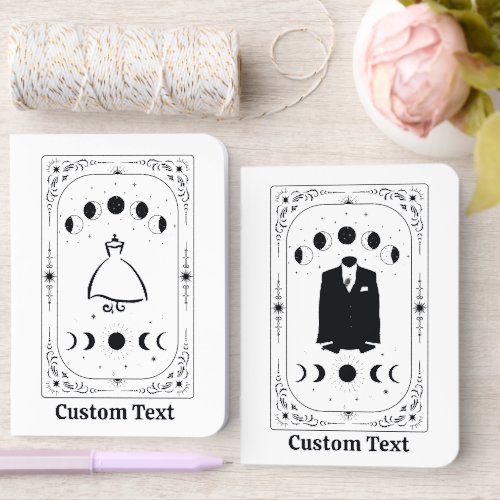 Create Your Own Tarot Celestial Moon Zodiac Bride Foil Vow Books