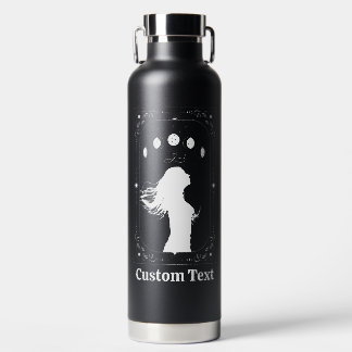 Create Your Own Tarot Design Feminist Witch Zodiac Water Bottle