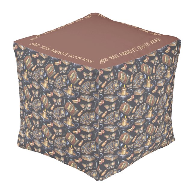 Create Your Own Tarot Magic Pouf (Angled Front)