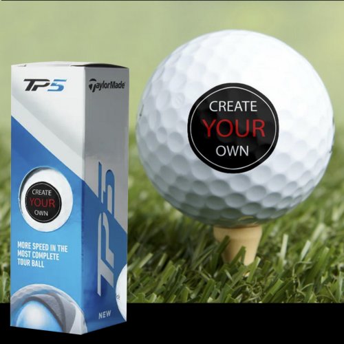 Create Your Own Taylor Made TP5 _ branded  Custom Golf Balls