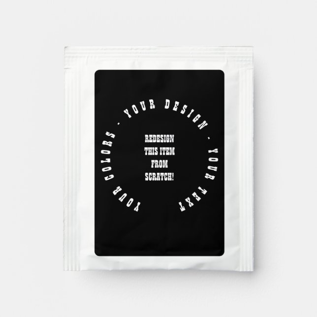Create Your Own Tea Bag Drink Mix (Front)