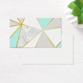 Create Your Own Teal and Gold Geometric (Desk)