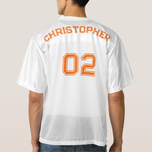 Create Your Own Team Fan Player Name Number Sports Mens Football Jersey