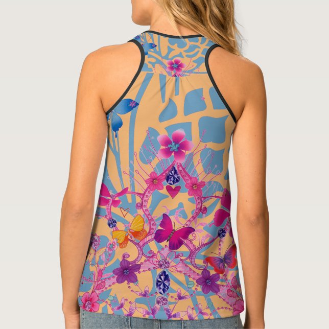 Create Your Own Tee All-Over Print Racerback (Back)