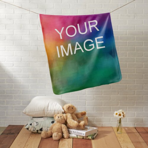 Create Your Own Template Upload Photo Baby Gifts Baby Blanket
