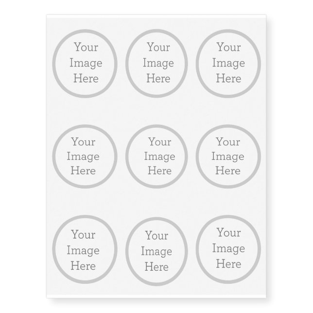 Custom Temporary Tattoos  (Front)