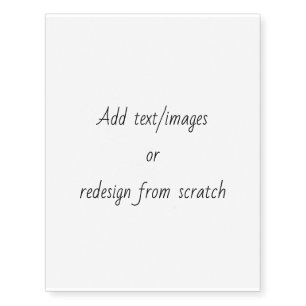 Create Your Own Temporary Tattoos