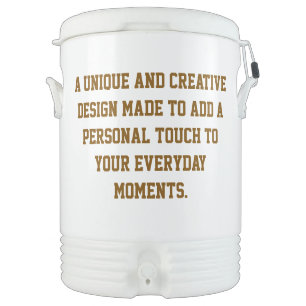 Create Your Own Ten Gallon Igloo Beverage Cooler