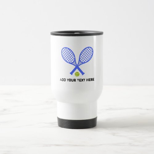 Create Your Own Tennis Player Coach Travel Mug