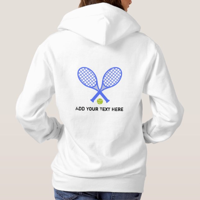 Create Your Own Tennis Player Hoodie (Back)
