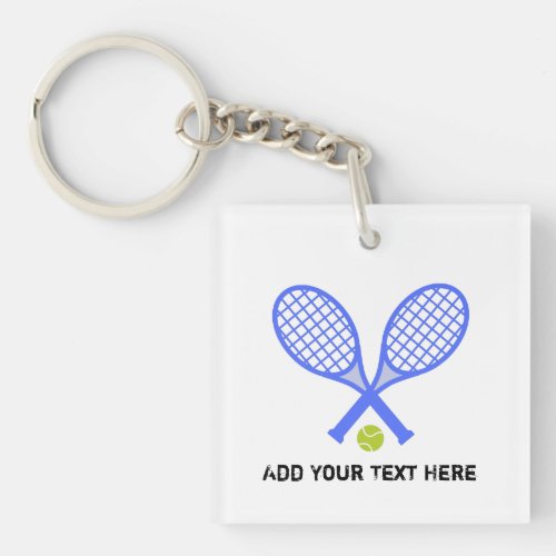 Create Your Own Tennis Player  Keychain