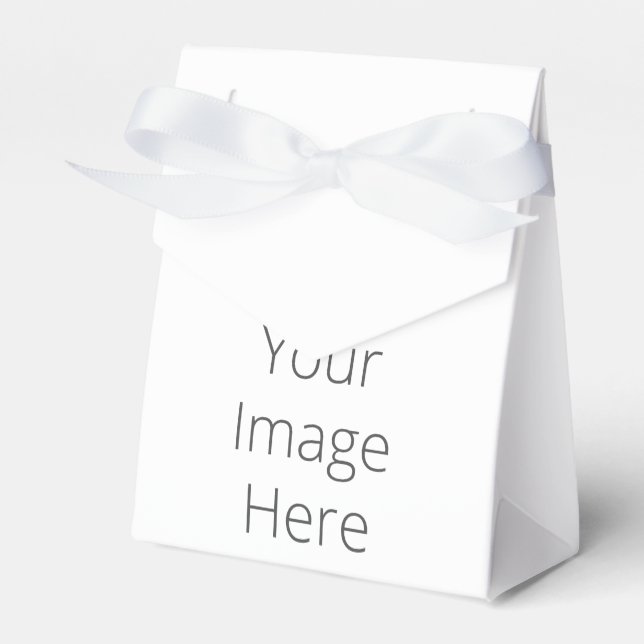 Create Your Own Tent Favor Box (Front Side)