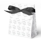 Create Your Own Tent Ribbon Favor Box 3x1.5x3.25