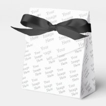 Create Your Own Tent Ribbon Favor Box 3x1.5x3.25
