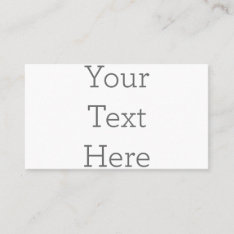 Create Your Own Text Business Card at Zazzle