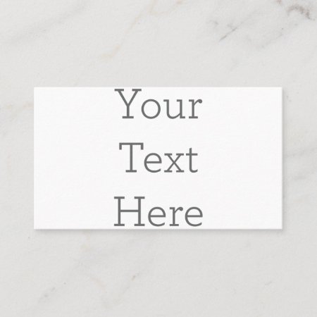 Create Your Own Text Business Card
