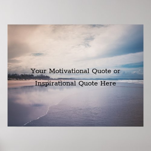 Create Your Own Text Inspirational Motivational Poster
