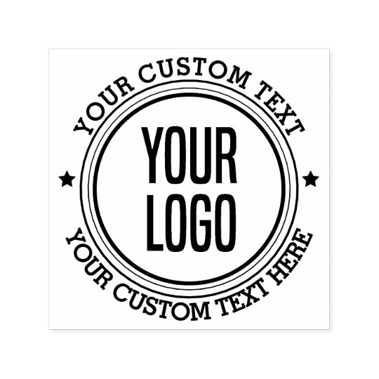 Create Your Own Text Logo Self-inking Stamp