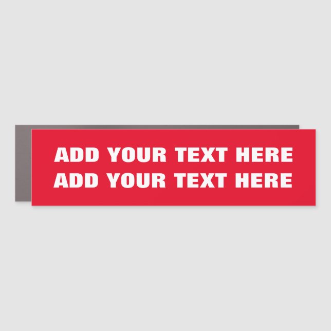 Create Your Own Text Message Car Magnet (Front)
