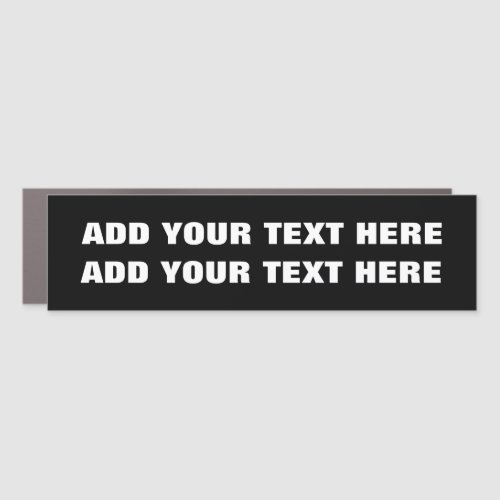 Create Your Own Text Message Car Magnet