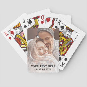 Create Your Own Text Photo Poker Cards