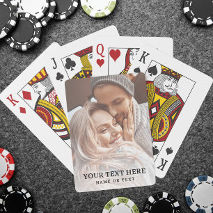 Create Your Own Text Photo Poker Cards