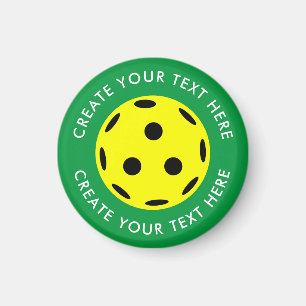 Create Your Own Text Pickleball Player Magnet