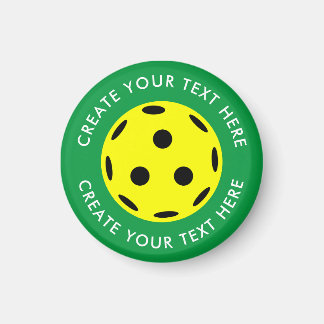 Create Your Own Text Pickleball Player  Magnet