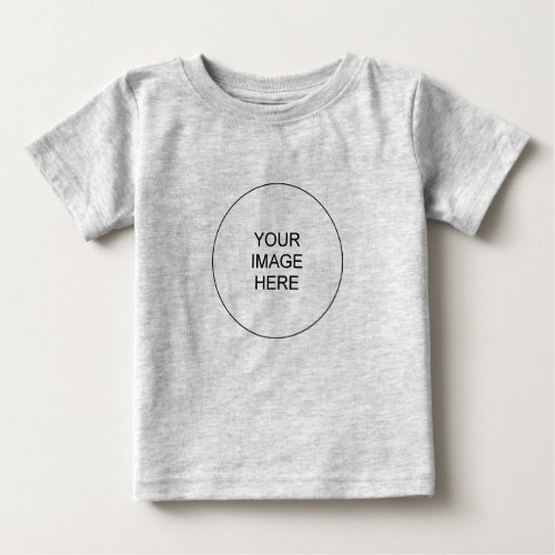 Create Your Own Text Picture Fine Jersey Unisex Baby T_Shirt