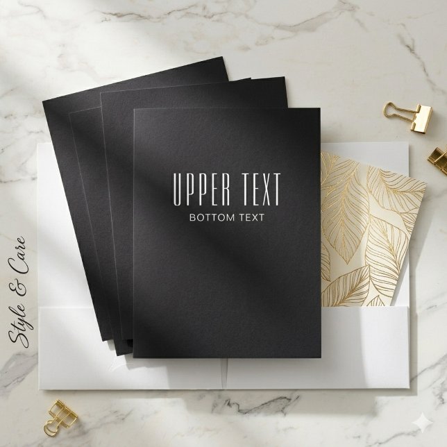 Create Your Own Text Pocket Folder Design (Create Your Own Text Pocket Folder Design)