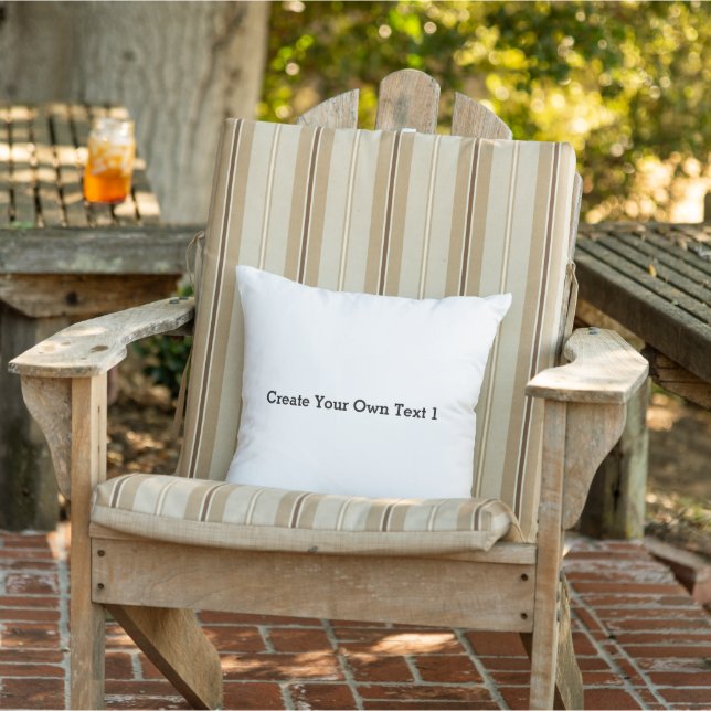 Create your own Text Printed-Pillows Super Soft Outdoor Pillow (Chair)
