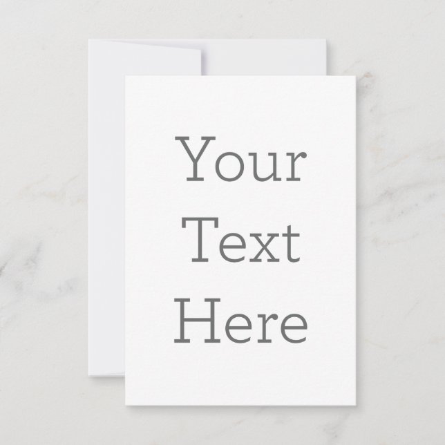 3.5" x 5" Flat Thank You Card (Front)